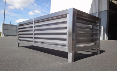 Custom Designer Stainless Steel Louvres Project